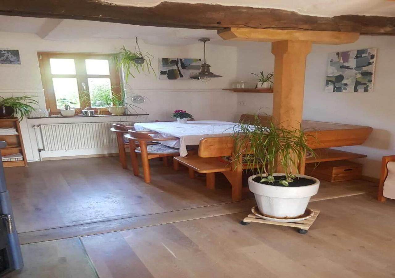 Aeltestes Haus In Quentel - Ferienwohnung 1 Mit Kleinem Garten Lichtenau Eksteriør bilde